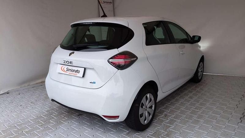 Usata Renault Zoe Life 80 kW (109 CV) 2021 Bianco Utilitaria