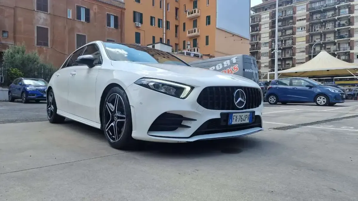 Usata Mercedes A200 Premium 163 CV (119 kW) 2019 Bianco Berlina