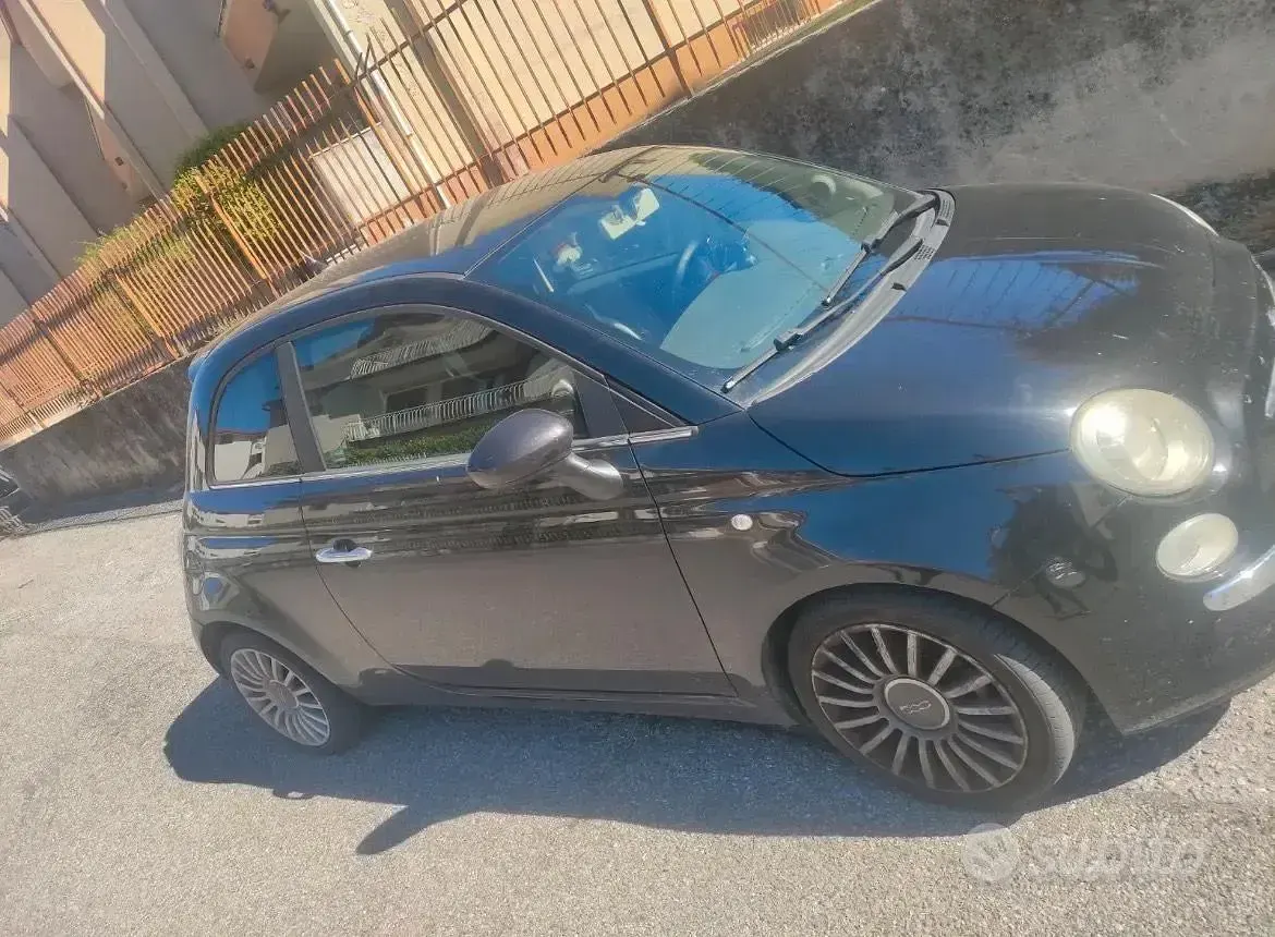 Usata Fiat 500 75 CV (55 kW) 2009 Nero Cabrio
