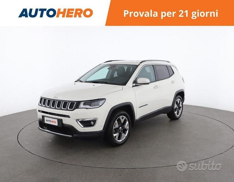 Bianco Usata 2018 Jeep Compass Limited SUV | 14.399 € (Buon prezzo) - Immagine 1/2
