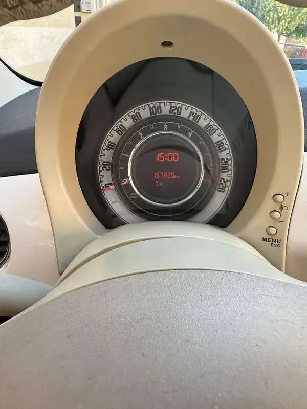 Usata Fiat 500 Lounge 75 CV (55 kW) 2008 Bianco Utilitaria