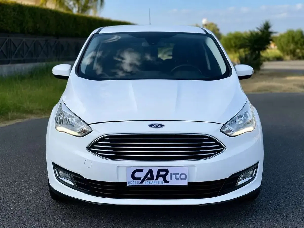 Usata Ford C-MAX Titanium X 120 CV (88 kW) 2016 Bianco Monovolume