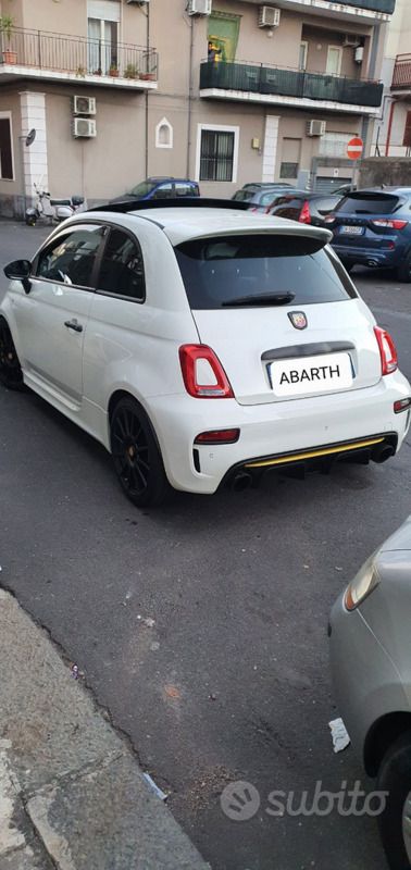 Usata Abarth 595 Competizione 180 CV (132 kW) 2018 Bianco Utilitaria