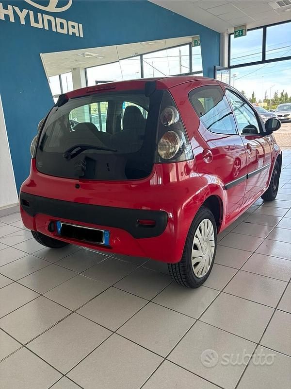 Usata Citroën C1 68 CV (50 kW) 2008 Rosso Utilitaria