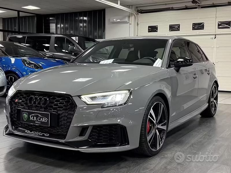 Usata Audi RS3 Sportback 400 CV (294 kW) 2019 Grigio Utilitaria