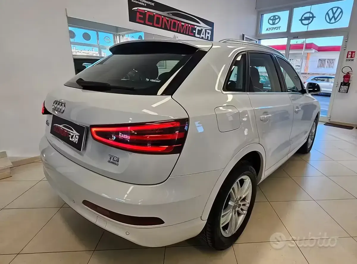 Usata Audi Q3 Advanced 140 CV (102 kW) 2014 Bianco SUV