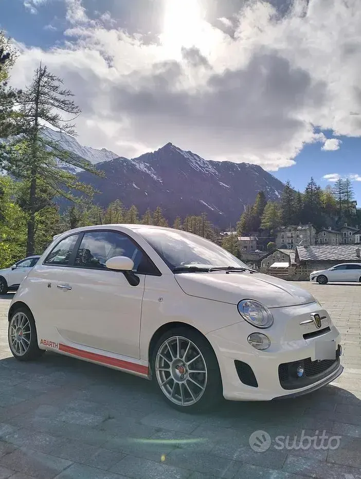 Usata Abarth 595 140 CV (102 kW) 2016 Bianco Berlina