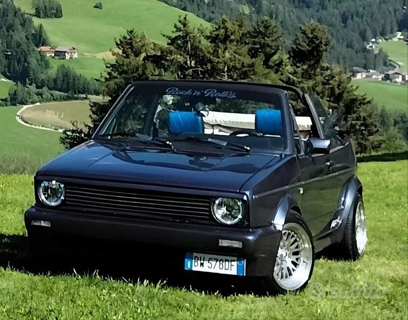 Blu Usata 1992 VW Golf Cabriolet Edition Cabrio | 10.500 € - Immagine 1/4