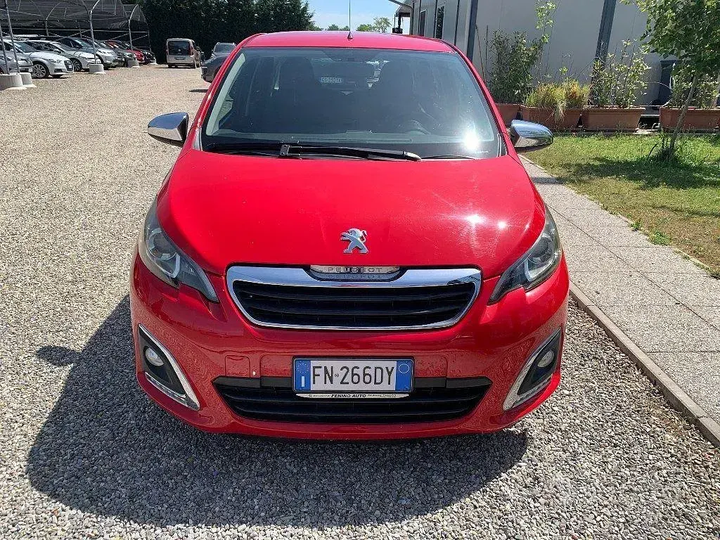 Usata Peugeot 108 Allure 82 CV (60 kW) 2018 Rosso Berlina