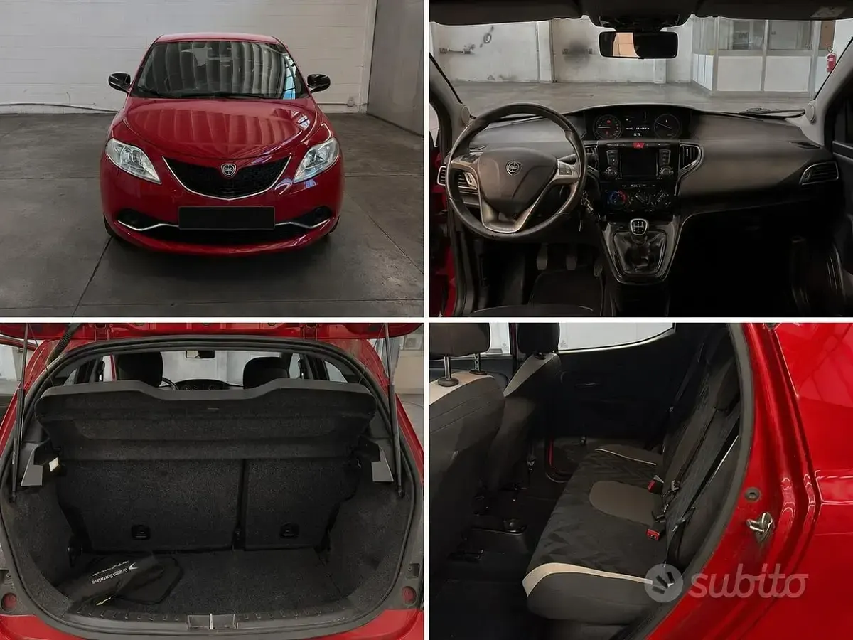 Usata Lancia Ypsilon Gold 69 CV (50 kW) 2018 Rosso Utilitaria