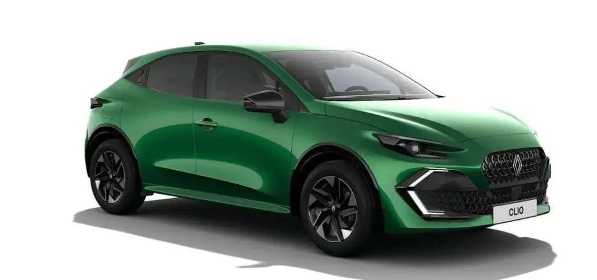 Nuova Renault Clio V Techno 120 CV (88 kW) 2026 Verde assoluto Berlina