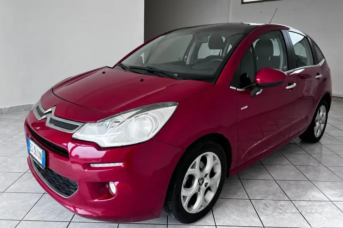 Usata Citroën C3 68 CV (50 kW) 2013 Rosso Berlina