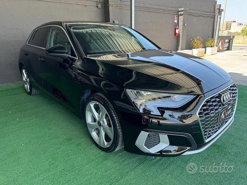 Usata Audi A3 Advanced Plus 150 CV (110 kW) 2021 Grigio Berlina