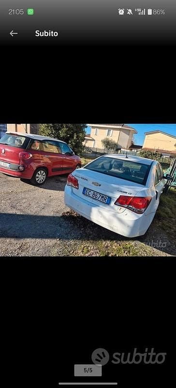 Usata Chevrolet Cruze 150 CV (110 kW) 2011 Bianco Berlina