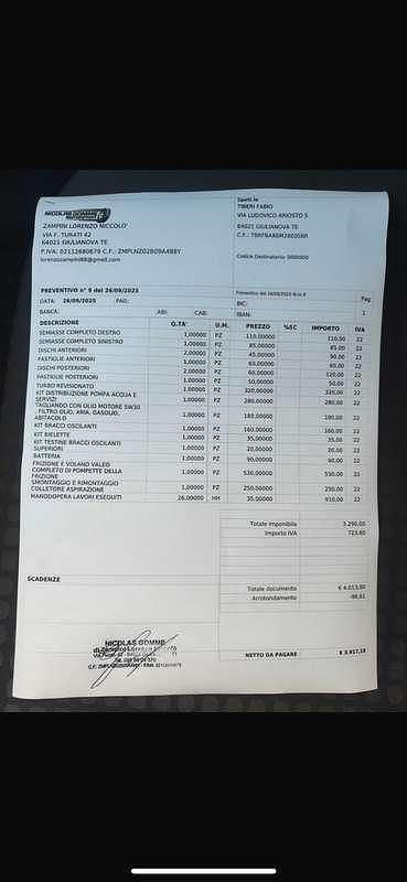 Usata Alfa Romeo GT Distinctive 150 CV (110 kW) 2008 Coupé