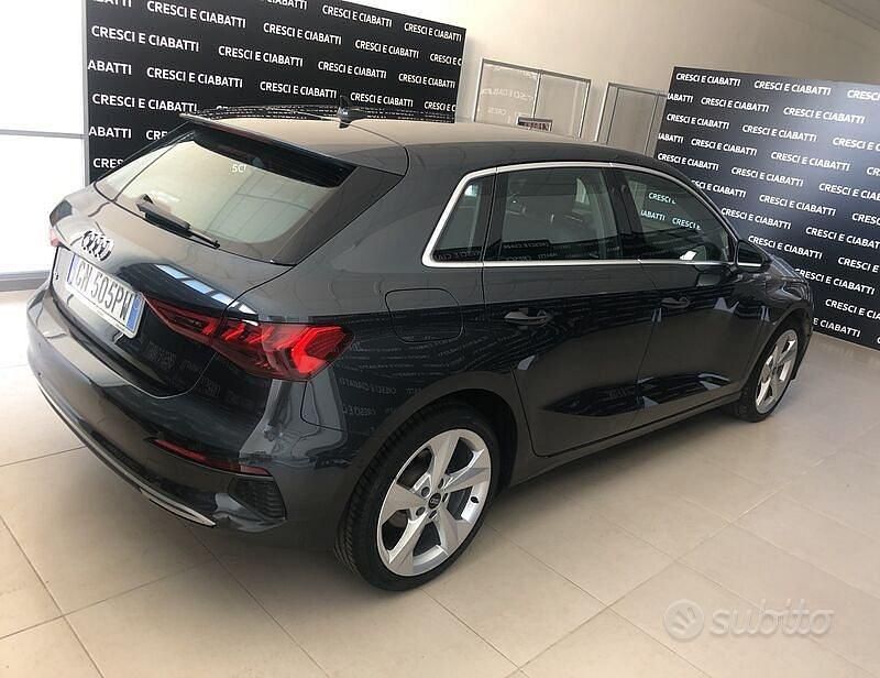 Usata Audi A3 Advanced 116 CV (85 kW) 2023 Grigio Berlina