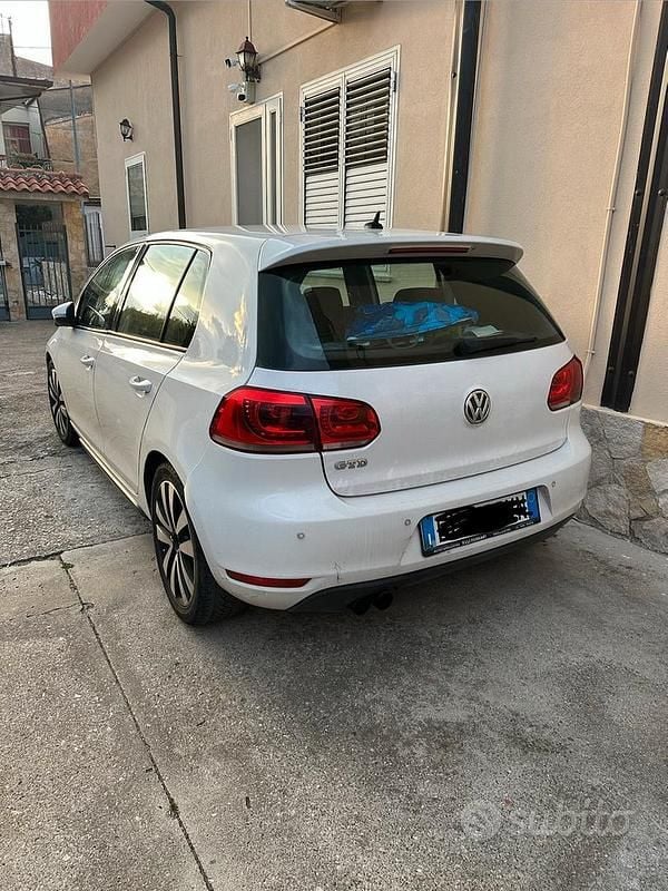 Usata VW Golf VI GTD 170 CV (125 kW) 2011 Bianco Utilitaria
