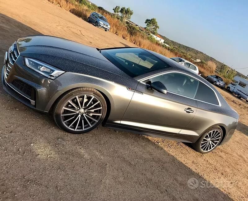 Usata Audi A5 S-Line 190 CV (139 kW) 2019 Grigio Coupé