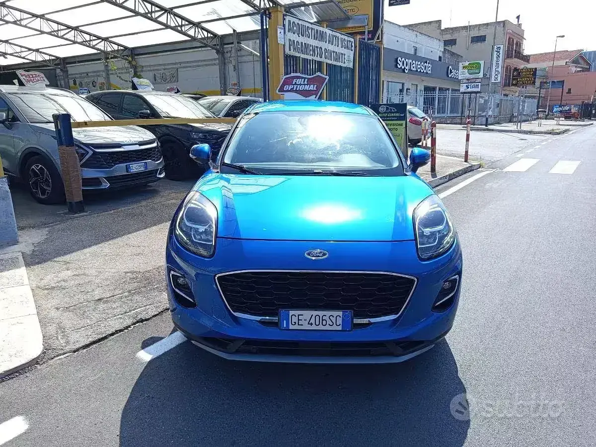 Usata Ford Puma S 120 CV (88 kW) 2021 Blu SUV