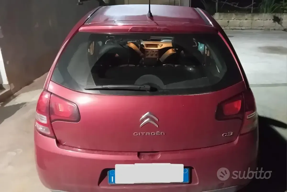 Usata Citroën C3 75 CV (55 kW) 2012 Rosso Utilitaria