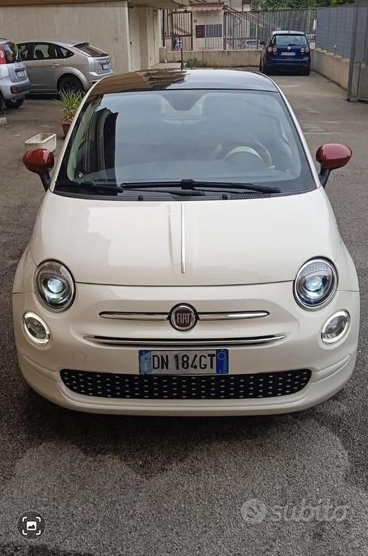 Usata Fiat 500 Lounge 75 CV (55 kW) 2008 Bianco Berlina