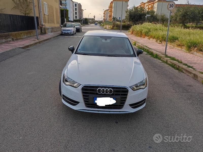 Usata Audi A3 125 CV (91 kW) 2015 Bianco Berlina