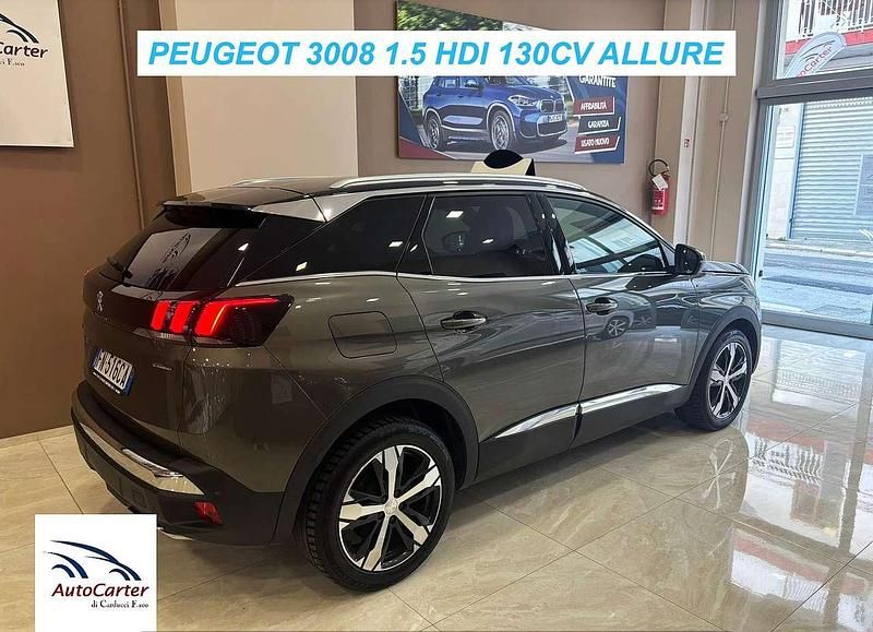Usata Peugeot 3008 GT-line 131 CV (96 kW) 2018 Grigio SUV