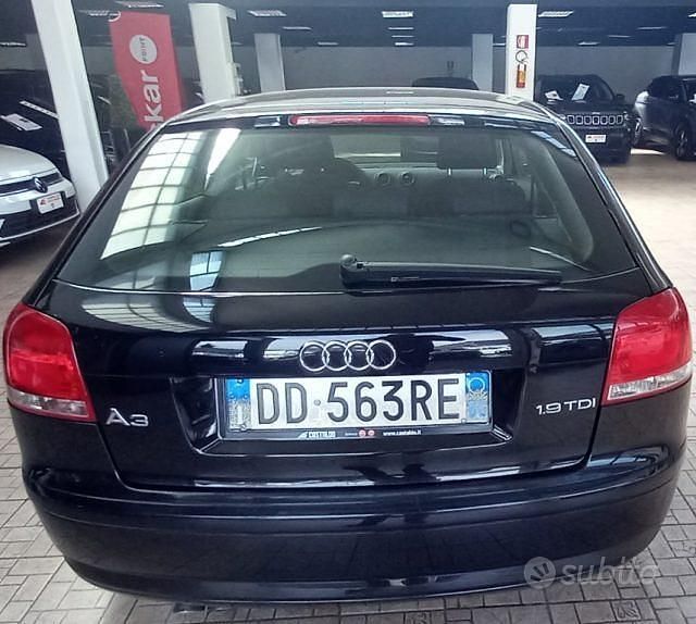 Usata Audi A3 Ambiente 105 CV (77 kW) 2007 Nero Utilitaria
