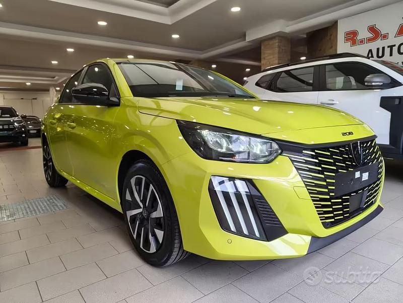 Nuova Peugeot 208 Business-Line 2025 Giallo Utilitaria