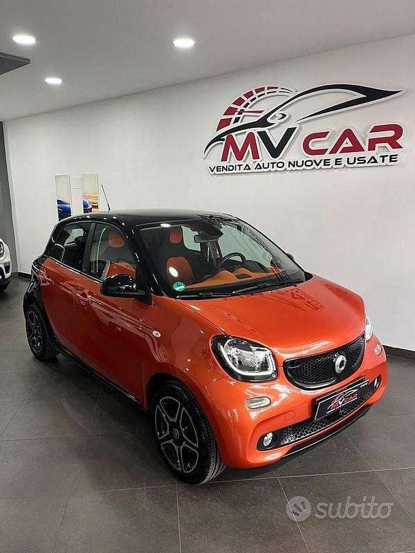 Usata Smart ForFour Passion 90 CV (66 kW) 2018 Arancione Utilitaria
