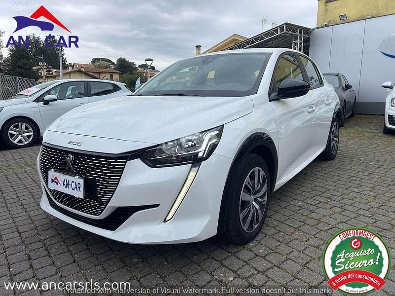 Usata Peugeot e-208 Active 56 kW (77 CV) 2023 Bianco Utilitaria