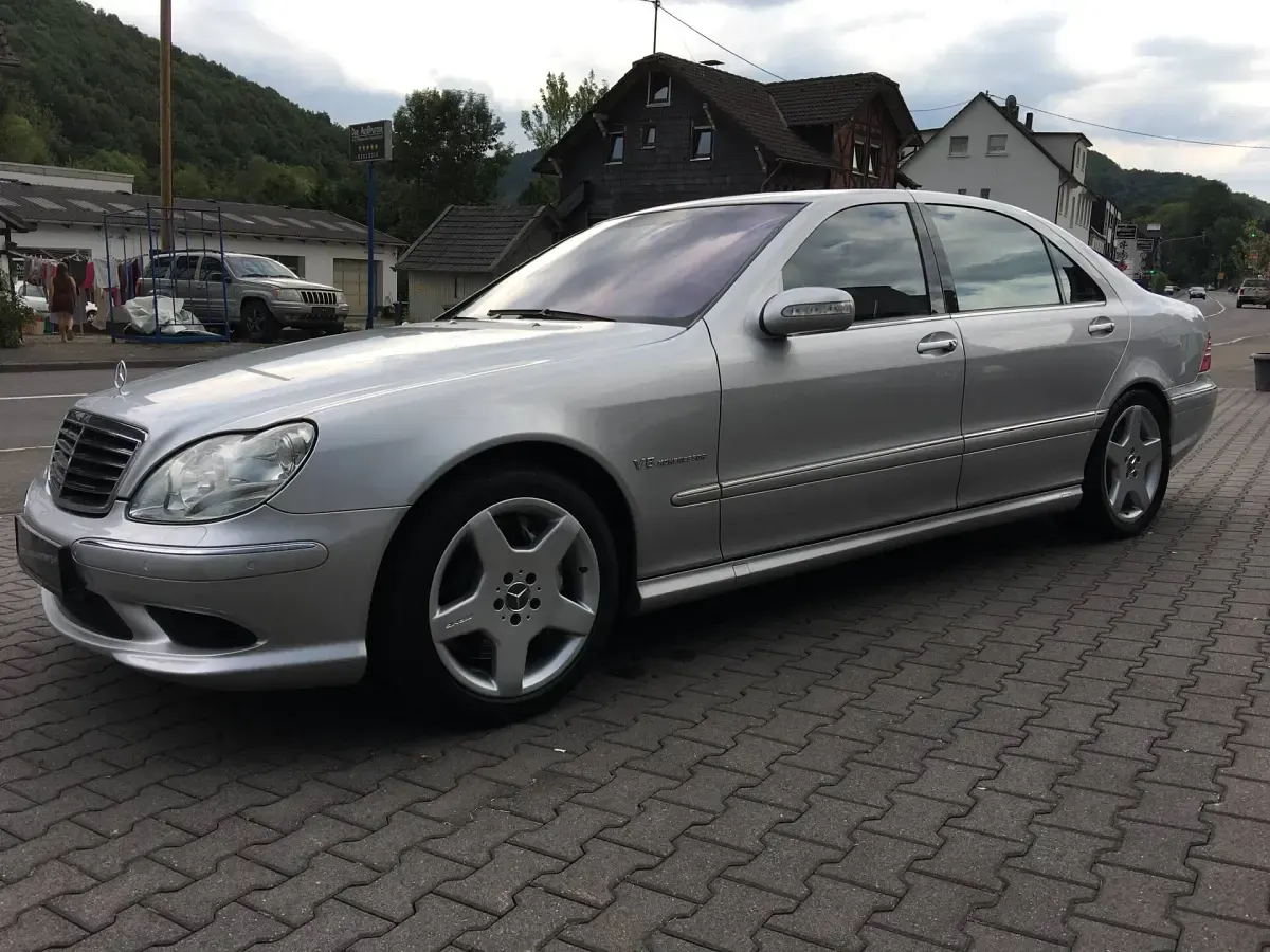 Usata Mercedes S55 AMG AMG 500 CV (367 kW) 2003 Argento Berlina