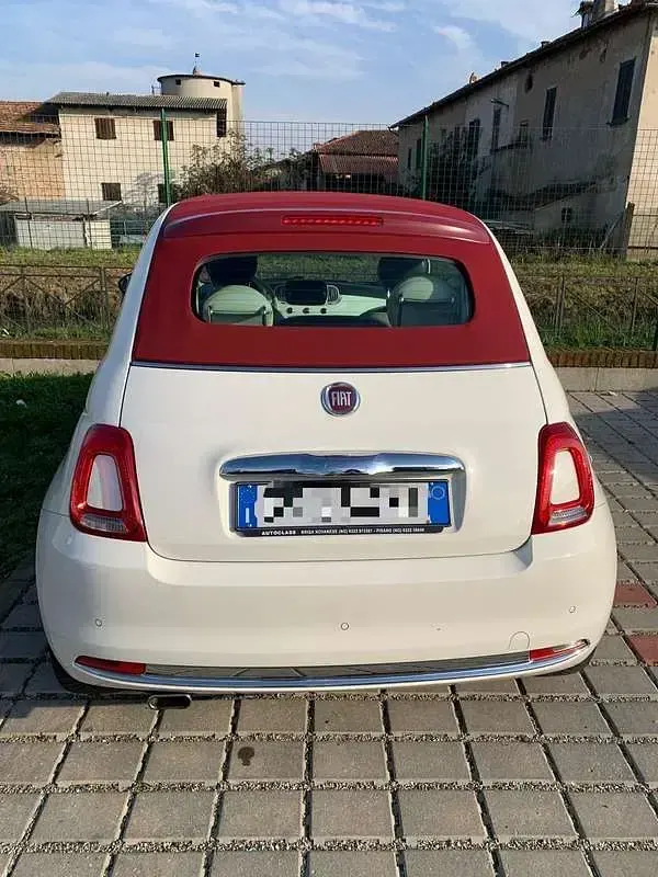 Usata Fiat 500C Collezione 69 CV (50 kW) 2020 Bianco Cabrio