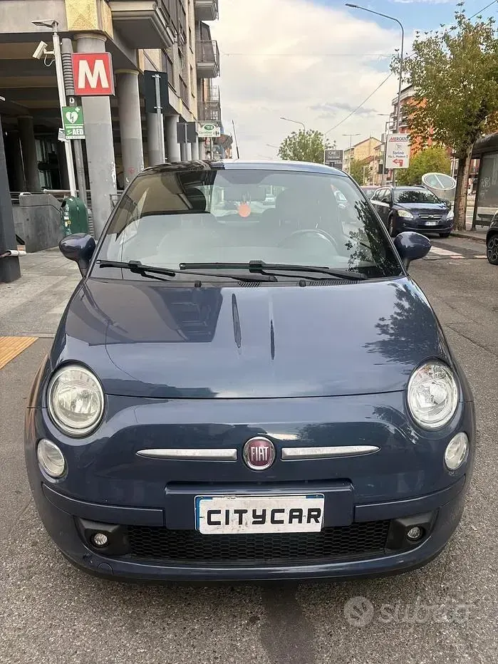 Usata Fiat 500 Sport 85 CV (62 kW) 2011 Blu Utilitaria
