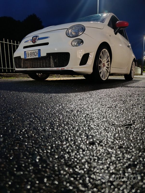 Usata Abarth 500 135 CV (99 kW) 2009 Bianco Utilitaria