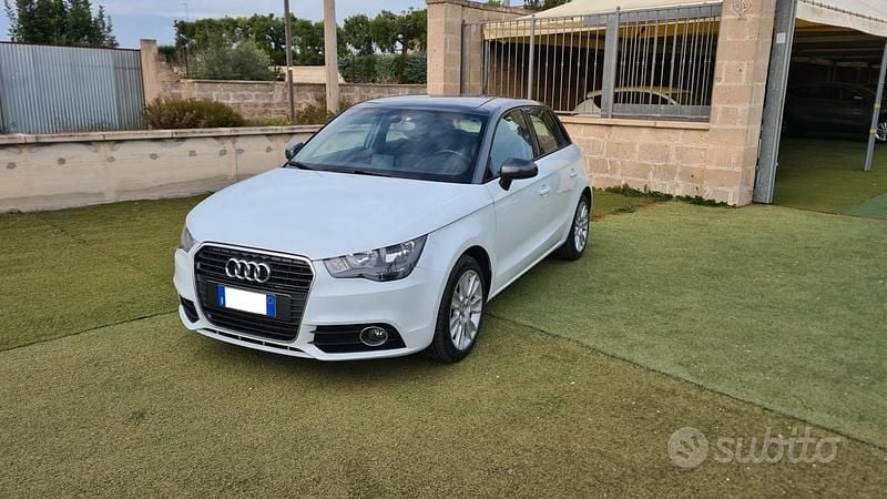 Usata Audi A1 Sportback 90 CV (66 kW) 2013 Bianco Utilitaria