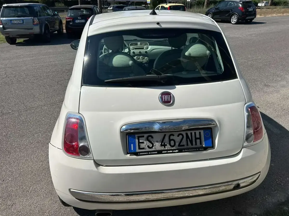Usata Fiat 500 Lounge 95 CV (69 kW) 2013 Bianco Utilitaria