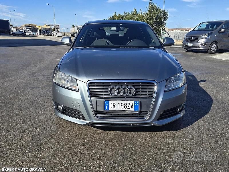 Usata Audi A3 140 CV (102 kW) 2010 Grigio Utilitaria