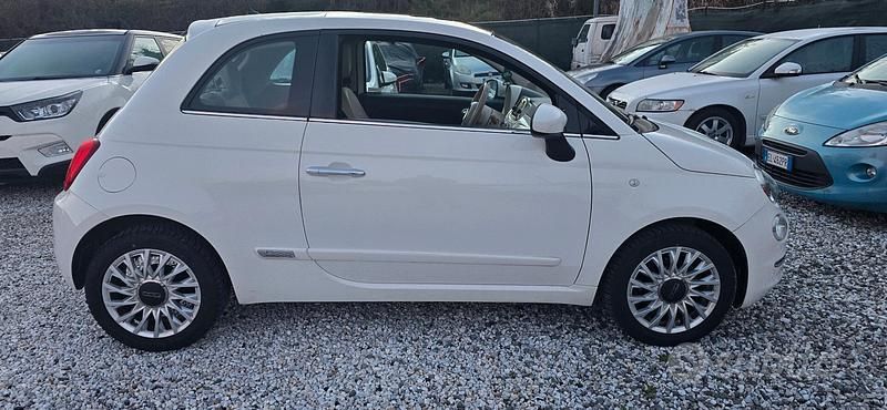 Usata Fiat 500 Lounge 74 CV (54 kW) 2017 Bianco Utilitaria