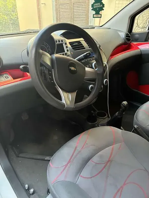 Usata Chevrolet Spark LS 82 CV (60 kW) 2010 Bianco Utilitaria