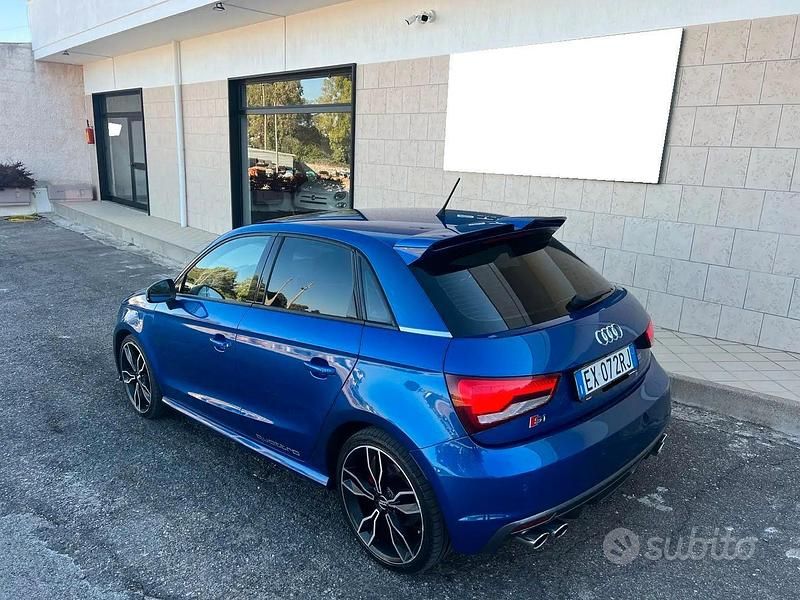 Usata Audi S1 Sportback Competition 231 CV (169 kW) 2015 Blu Utilitaria