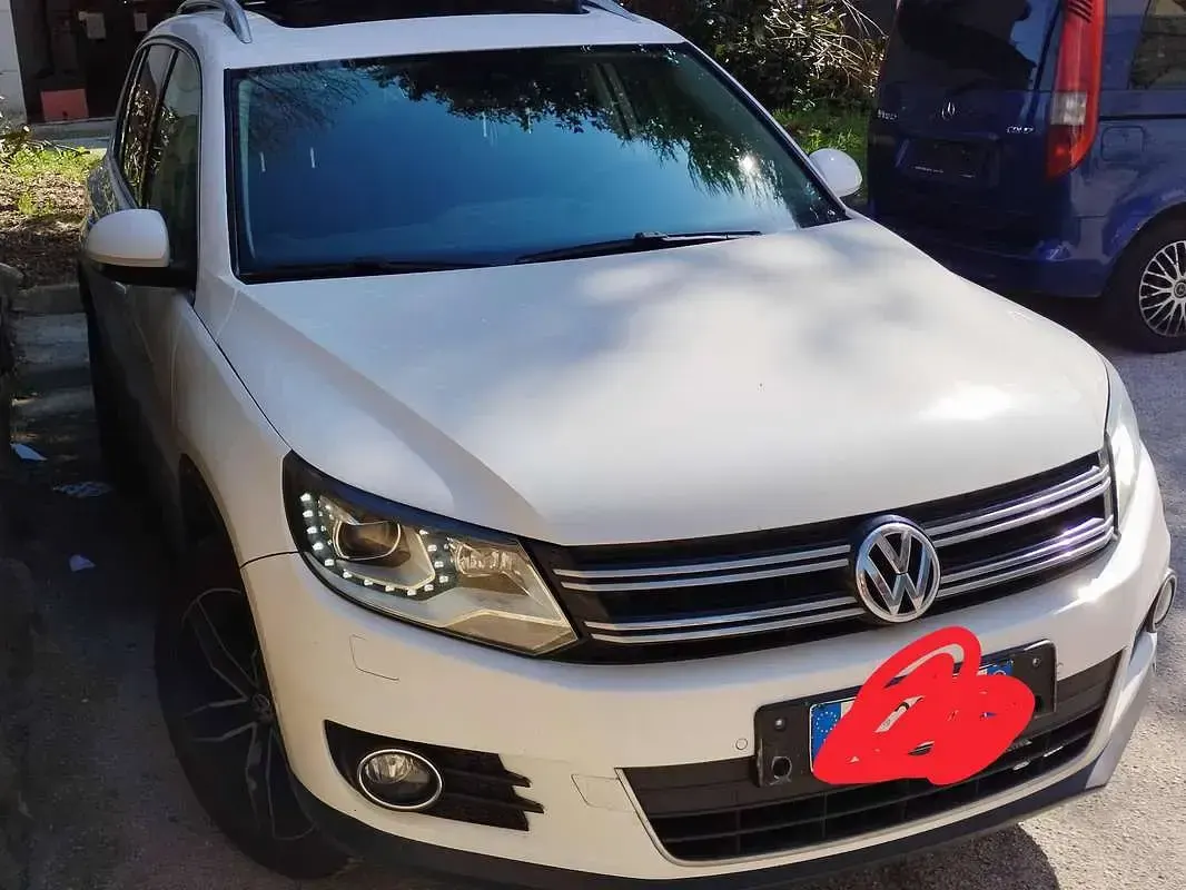Usata VW Tiguan 140 CV (102 kW) 2012 Bianco SUV