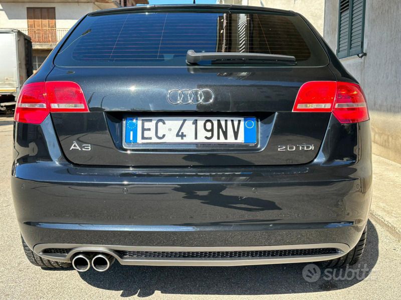 Usata Audi A3 2011 Nero Utilitaria