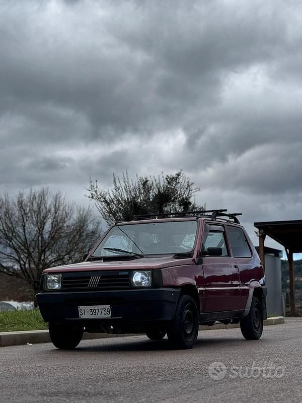 Usata Fiat Panda 1992 Rosso Utilitaria