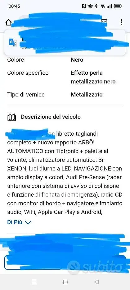 Usata Audi Q5 2019 Nero SUV