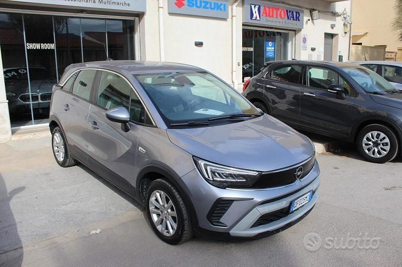 Usata Opel Crossland X 110 CV (80 kW) 2021 Grigio SUV
