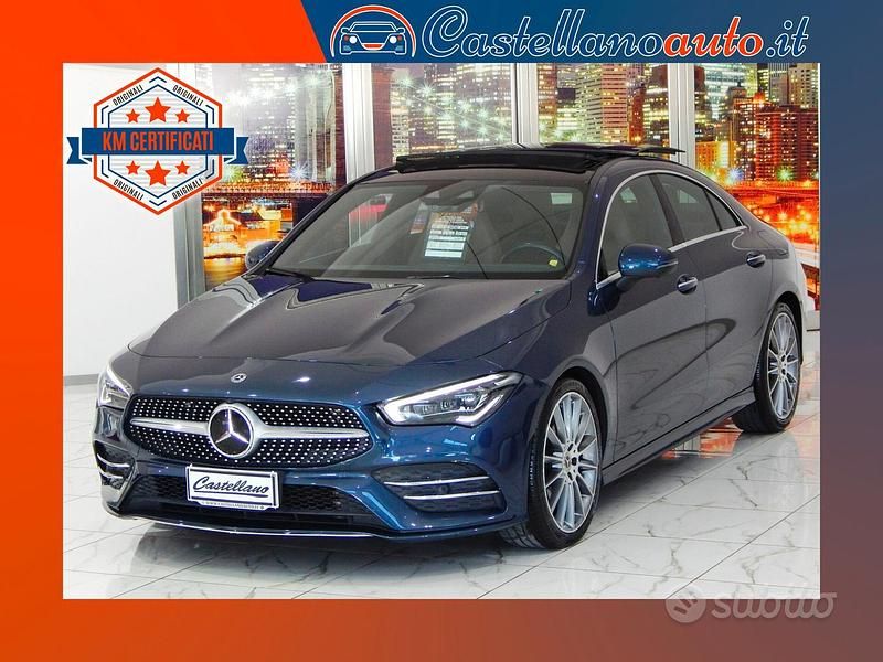 Usata Mercedes CLA180 Premium 116 CV (85 kW) 2020 Blu Berlina