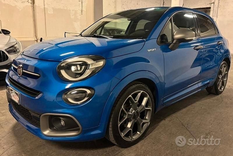 Usata Fiat 500X Sport 150 CV (110 kW) 2021 Blu SUV