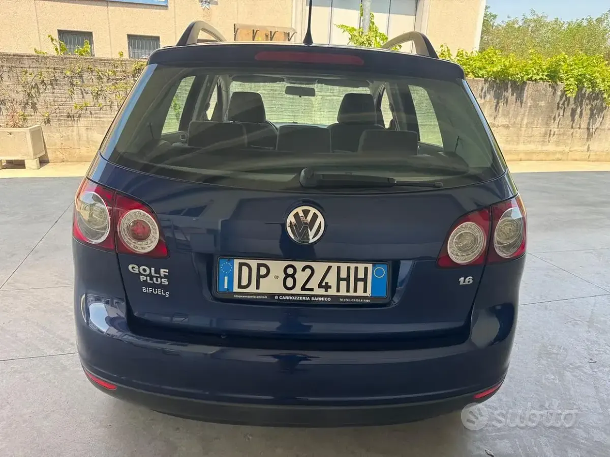 Usata VW Golf Plus Cross United 102 CV (75 kW) 2008 Blu Utilitaria