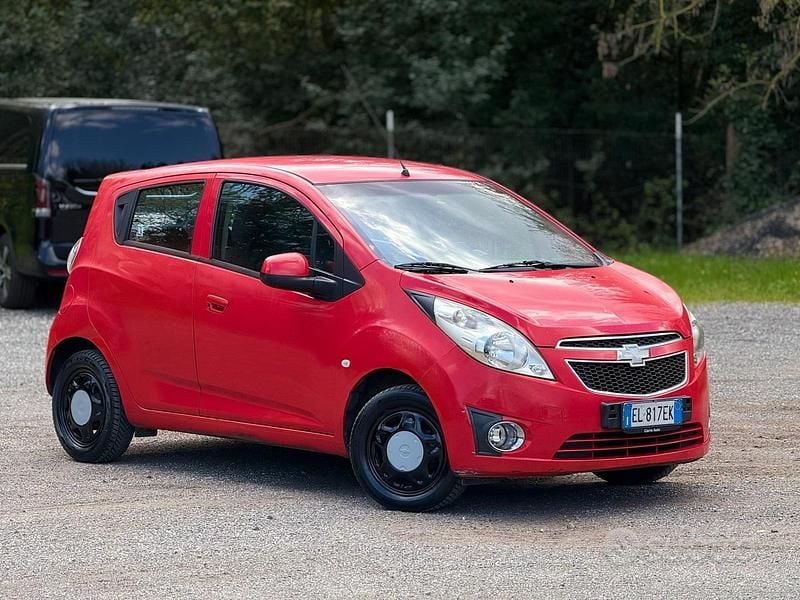 Usata Chevrolet Spark 68 CV (50 kW) 2012 Rosso Utilitaria